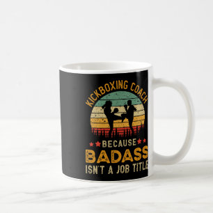 Caneca De Café Presente engraçado de instrutor de kickboxing para