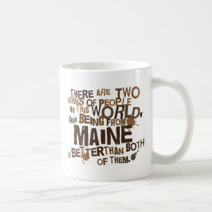 Caneca De Café Presente (engraçado) de Maine
