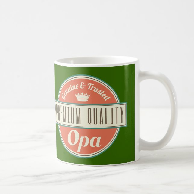 Caneca De Café Presente (engraçado) de Opa (Direita)