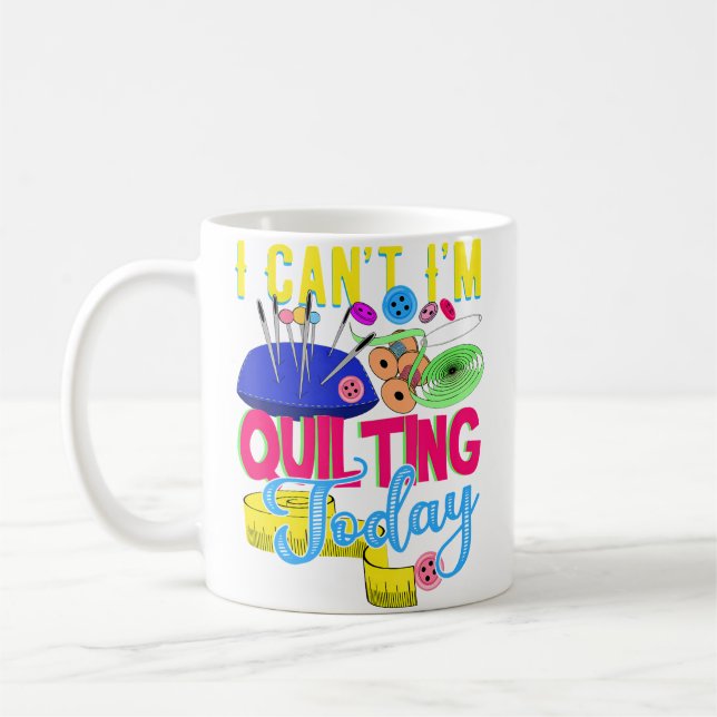 Caneca De Café Presente Engraçado de Patchwork para Mulheres que  (Esquerda)
