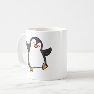 Caneca De Café presente engraçado de pinguim de férias intermin