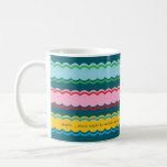 Caneca De Café Presente Engraçado de Stripe Funny Colorido Negrit<br><div class="desc">Negrito e gráfico, esta caneca personalizada apresenta um padrão de distribuição de escala fora de definição em várias matizes coloridas, além de que é fácil editar caixas de texto que lhe dão o controlo do cheio para criar um presente de feriado personalizado, divertido e de tendência, com o seu próprio...</div>