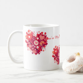 Caneca De Café Presente engraçado do Dia dos Namorados para casal