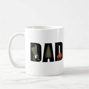 Caneca De Café Presente engraçado do Dia dos Pais Acampamento Ave