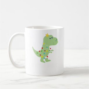 Caneca De Café Presente engraçado do dinossauro da árvore de