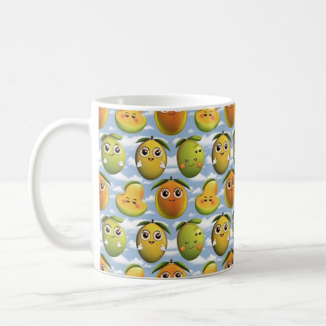 Caneca De Café Presente engraçado para amantes de Mango (Esquerda)