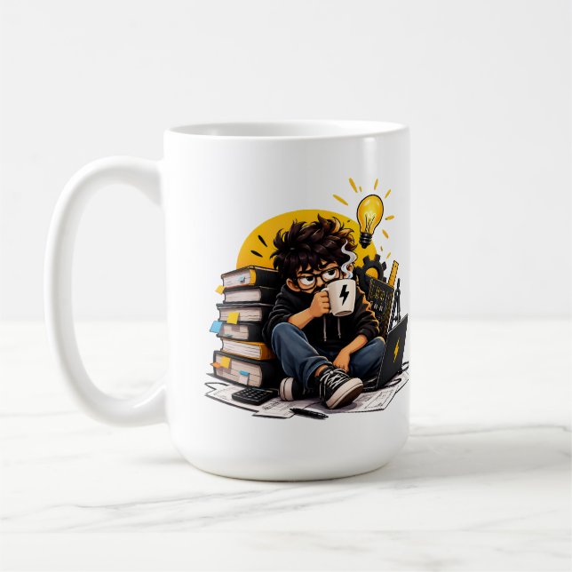 Caneca de Café Presente Engraçado para Estudante d (Esquerda)