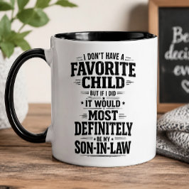 Caneca De Café Presente Engraçado para Genro Filho Favorito
