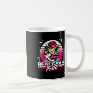 Caneca De Café Presente Engraçado Para Mãe Que Pesca Meninas De V