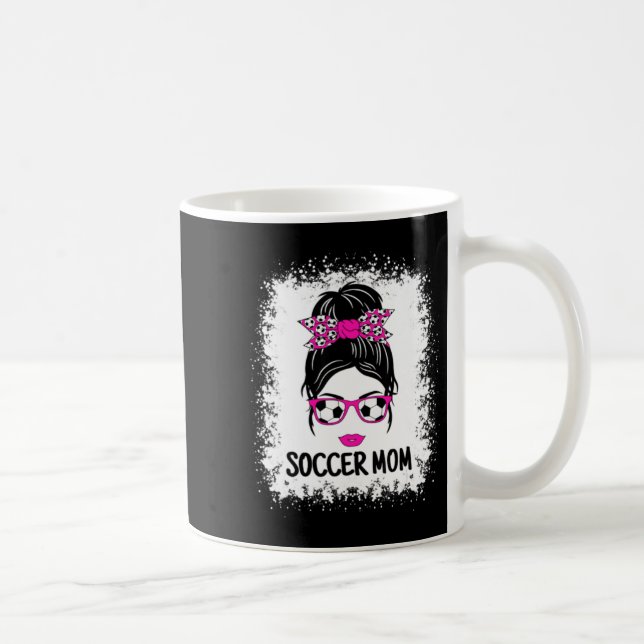 Caneca De Café Presente engraçado para mães de futebol feminino n (Direita)