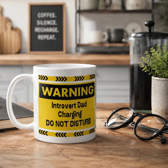 Caneca De Café Presente engraçado para marido introvertido e pai  (Criador carregado)