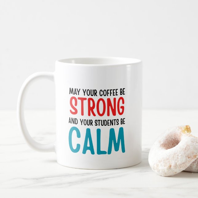 Caneca De Café  presente engraçado para professor de café  (Com Donut)