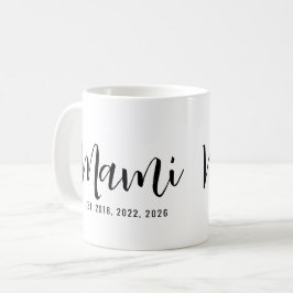 Caneca De Café Presente Estabelecido para Nova Mãe Mami