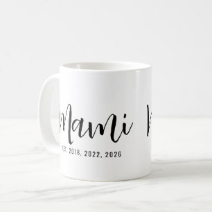 Caneca De Café Presente Estabelecido para Nova Mãe Mami