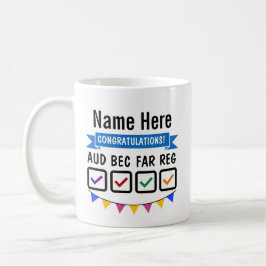 Caneca De Café Presente Exame CPA Licença Contador Público Certif