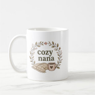 Caneca De Café Presente Fofo Cozinha da Nana Aconchegante   Desig