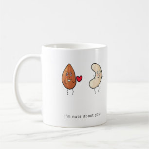 Caneca De Café Presente fofo, Louco por você, engraçado, louco 