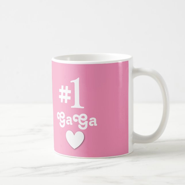 Caneca De Café Presente GaGa do número 1 para a avó (Direita)