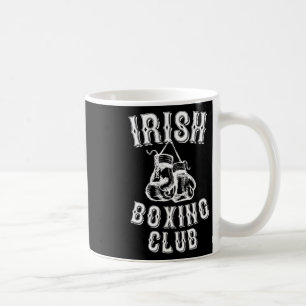 Caneca De Café Presente Gráfico do Clube de Boxing Irlandês