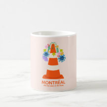 Presente humorístico de Montréal cones laranjas ci