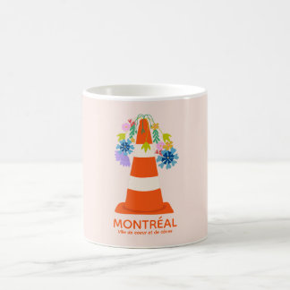 Caneca De Café Presente humorístico de Montréal cones laranjas ci