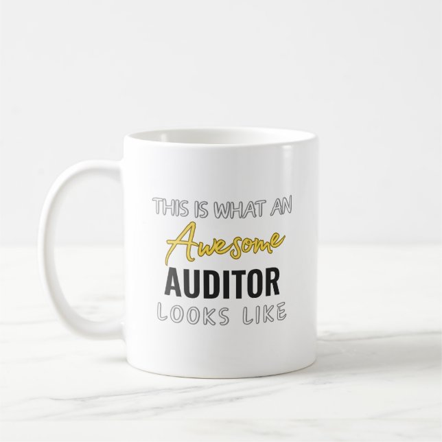 Caneca De Café Presente Incrível para Auditor (Esquerda)