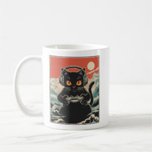Caneca De Café Presente Japonês de Jogos de Gato Kawaii de Anime 