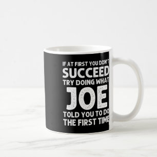 Caneca De Café Presente Joe Nome Personalizado Aniversário Natal