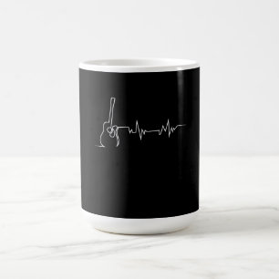 Caneca De Café Presente Legal De Pulso Acústico Para Guitarra