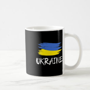 Caneca De Café Presente Lembrança da Ucrânia Bandeira do País Ucr