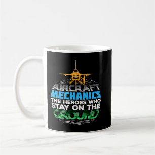 Caneca De Café Presente Mecânico Da Aeronave Para Mecânica Da Aer