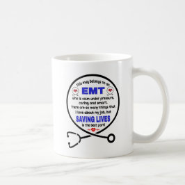 Caneca De Café Presente médico de emergência. Presente EMT
