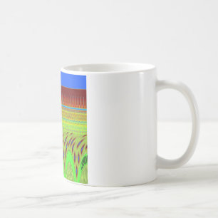 Caneca De Café Presente Motivo Colorido de Bolinhas Felizes