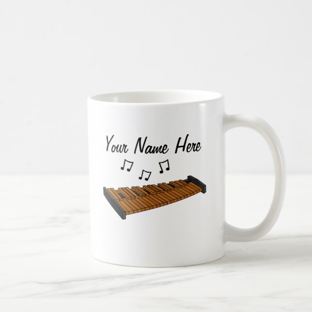 Caneca De Café Presente Músico Perseguidor de Mug de Xilofone Per (Direita)
