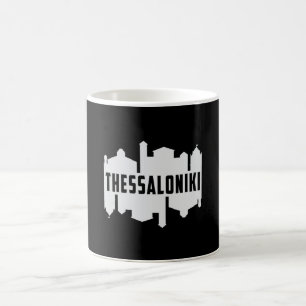 Caneca De Café Presente na cidade de Tessalónica em Skyline City