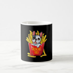 Caneca De Café Presente no cão   Fries franceses