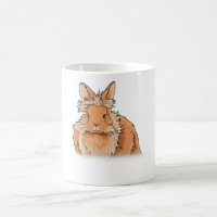 Presente no coelho da cabeça do leão