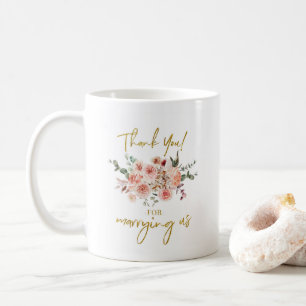 Caneca De Café Presente Oficial De Casamento - Obrigado Por Se Ca