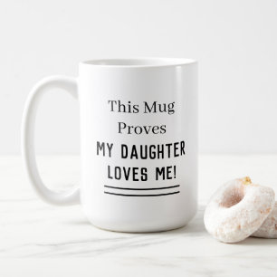 Caneca De Café Presente Pai Amor Filha Dizia Memorável