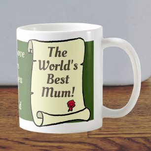 Caneca De Café Presente para a Mãe personalizar.