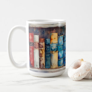 Caneca De Café Presente para Amante de Livros Aconchegante
