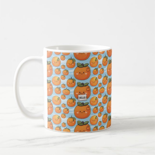 Caneca De Café Presente para amantes de laranja (Esquerda)