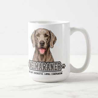 Caneca De Café 🐾 Presente para Amantes de Weimaraner 🐾