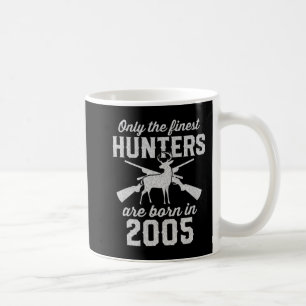 Caneca De Café Presente para Caçador de Veados de 18 Anos 18 Aniv