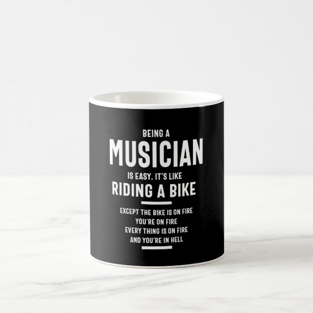Caneca De Café Presente para Cargo de Músico (Centro)