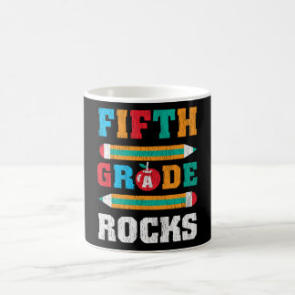 Caneca De Café Presente para Crianças do Quinto Ano de Volta às A