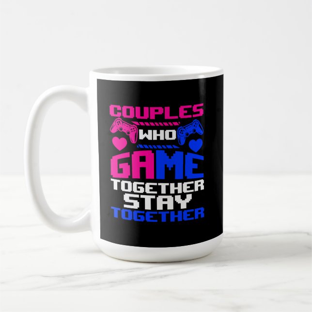 Caneca De Café Presente para jogos de Casais para jogos (Esquerda)