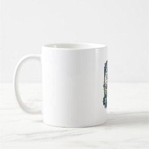 Caneca De Café Presente para Mãe de Gato com Cristal Gemstone - C