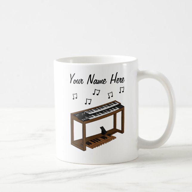 Caneca De Café Presente para músico orgânico de mug personalizado (Direita)