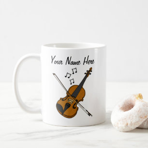 Caneca De Café Presente para músico violinista violinista violino